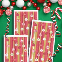 レッドイエロークリスマスツリーオーナメント