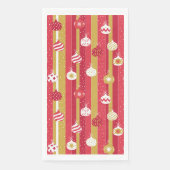 レッドイエロークリスマスツリーオーナメント (正面)