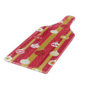 レッドイエロークリスマスツリーオーナメント カッティングボード (角)