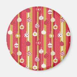 レッドイエロークリスマスツリーオーナメント マグネット