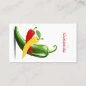 レッドイエローグリーンチリ唐辛子サンダー_コーブ 名刺 (裏面)