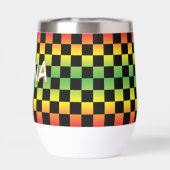 レッドイエローグリーンラスタグラデーションモノグラム (背面)