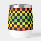 レッドイエローグリーンラスタグラデーションモノグラム (背面)