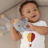 レッドイエローニューメキシコZiaホットエアバルーン ベビーボディスーツ