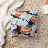 レッドイエローブルーブックスブッククラブ読ズ クッション (ブランケット)