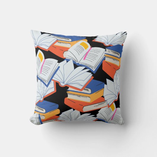 レッドイエローブルーブックスブッククラブ読ズ クッション (正面)