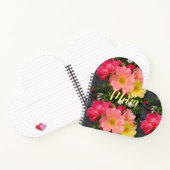 レッドイエローローズフラワーフローラバラマザー ノートブック (内部)