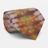 レッドイエロー絞り染めネクタイ ネクタイ (ロール)