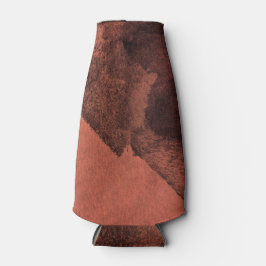 レッドイエロー絵画抽象芸術のブラシデジタルアート ボトルクーラー