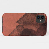 レッドイエロー絵画抽象芸術のブラシデジタルアート Case-Mate iPhoneケース (裏面(横))