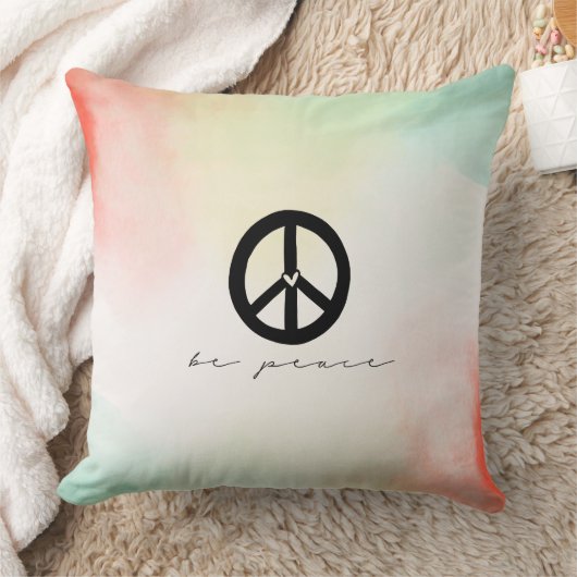 レッドイエロー赤面絞り染めピース クッション (ブランケット)