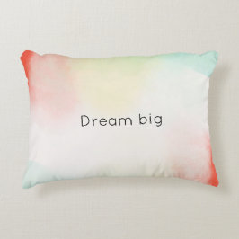 レッドイエロー赤面絞り染め アクセントクッション