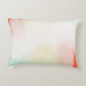 レッドイエロー赤面絞り染め アクセントクッション (裏面)