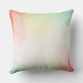 レッドイエロー赤面絞り染め クッション (裏面)