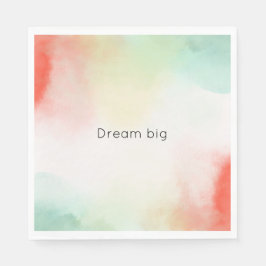 レッドイエロー赤面絞り染め スタンダードランチョンナプキン