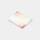 レッドイエロー赤面絞り染め ポストイット (アングル)