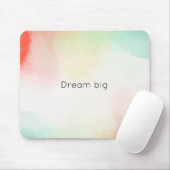 レッドイエロー赤面絞り染め マウスパッド (マウス)