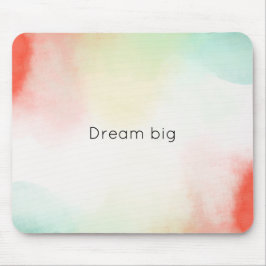 レッドイエロー赤面絞り染め マウスパッド