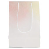 レッドイエロー赤面絞り染め ミディアムペーパーバッグ (裏面)