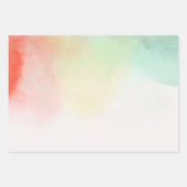 レッドイエロー赤面絞り染め ラッピングペーパーシート (正面2)