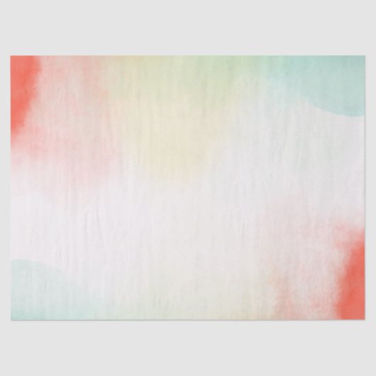 レッドイエロー赤面絞り染め 薄葉紙 (正面)