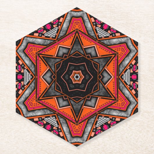 レッドイマジナンスコンパスコースター ペーパーコースター (正面)