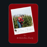 レッドインスタントフォトメリークリスマスマグネット マグネット<br><div class="desc">赤いインスタントフォトメリークリスマスマグネットを使用して、冷蔵庫や磁気表面で年間を通して続けることができるクリスマスの喜びを送信する。</div>