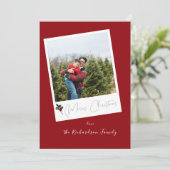 レッドインスタントフォトメリークリスマス (スタンド正面)