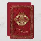 レッドインディアン結婚ズ – 招待状カード 招待状 (正面/裏面)