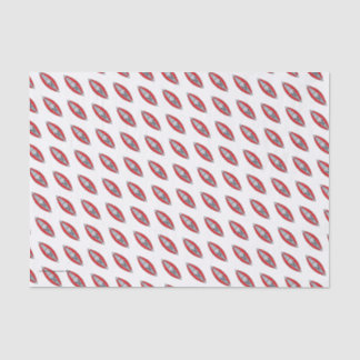 レッドインフレータブルカヤックおもしろいホワイトウォーターテーマ 薄葉紙