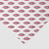 レッドインフレータブルカヤックおもしろいホワイトウォーターテーマ 薄葉紙 (詳細)