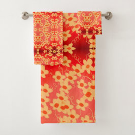 レッドウィズピーチフローラ バスタオルセット