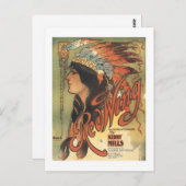 レッドウィングヴィンテージソングブックカバー ポストカード (正面/裏面)