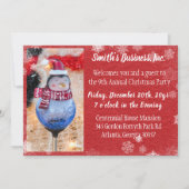 レッドウィンターフォトカンパニークリスマスパーティー 招待状 (正面)