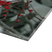 レッドウィンターベリークリスマスホリデーカッティングボード カッティングボード (角)