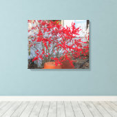 レッドウィンターベリー – Martha's Vineヤード キャンバスプリント (インサイチュ (ウッドフロア))