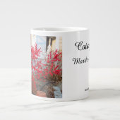 レッドウィンターベリー – Martha's Vineヤード ジャンボコーヒーマグカップ (正面)