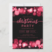 レッドウィンターワンダーランドカンパニークリスマスパーティー 招待状 (正面)