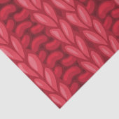 レッドウィンター編み物ウールパターン 薄葉紙 (詳細)