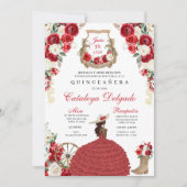 レッドウェスタングフェアリータリープリンセスシャーロキンセアニラ 招待状 (正面)