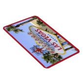 レッドウェルカムサインネバダラスベガス マグネット (右側)