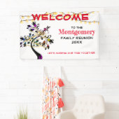 レッドウェルカムファミリー懇親会ツリーライト 横断幕 (インサイチュ)