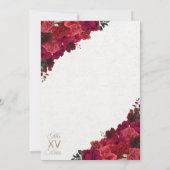 レッドウエスタンチャラプリンセスランチェロキンセアニェラ 招待状 (裏面)