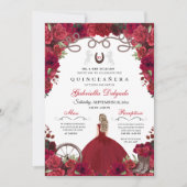 レッドウエスタンチャラプリンセスランチェロキンセアニェラ 招待状 (正面)