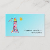 レッドウォーストライプのターカラーライトハウス 名刺 (正面)