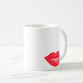 レッドウォーターの唇リップメイクアップアーティスト コーヒーマグカップ (正面右)