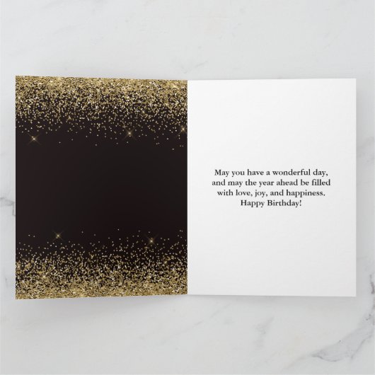 レッドウォーターカラードレススイート16誕生日 カード (内部)