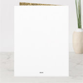 レッドウォーターカラードレススイート16誕生日 カード (裏面)