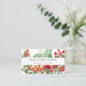 レッドウォーターカラーフローラ&グリーンプロフェッショナル 名刺 (スタンド正面)