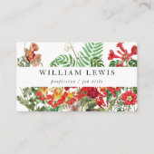 レッドウォーターカラーフローラ&グリーンプロフェッショナル 名刺 (正面)